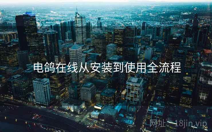 电鸽在线从安装到使用全流程 电鸽在线从安装到使用全流程