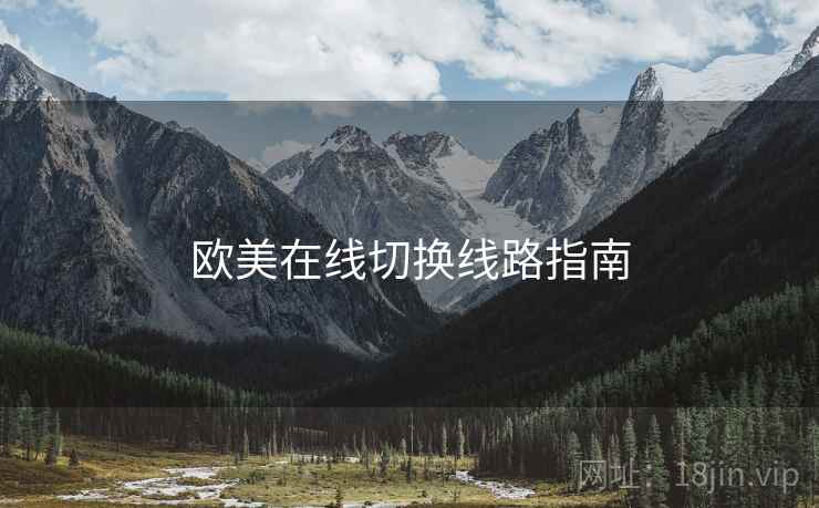 欧美在线切换线路指南 欧美在线切换线路指南