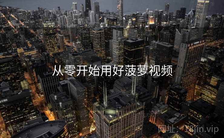 从零开始用好菠萝视频 从零开始用好菠萝视频