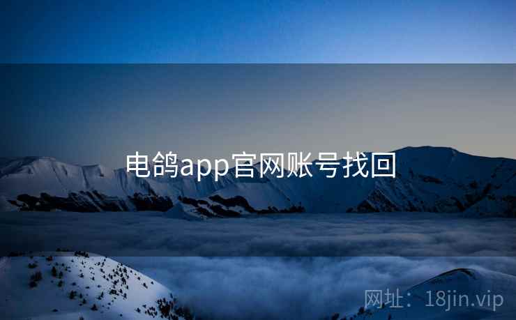电鸽app官网账号找回