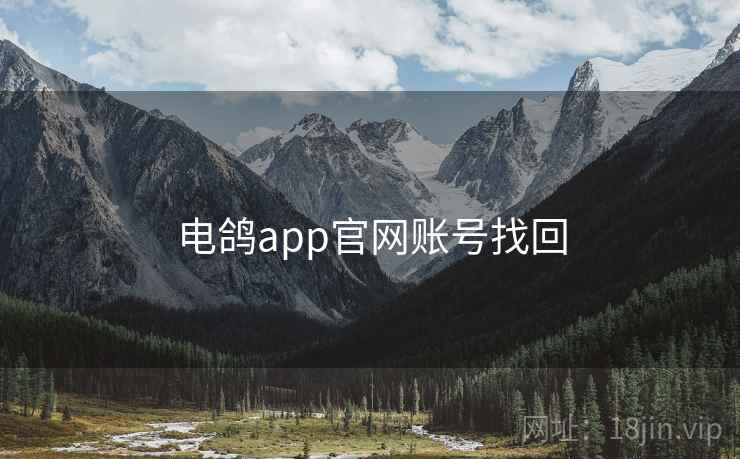 电鸽app官网账号找回 电鸽app官网账号找回