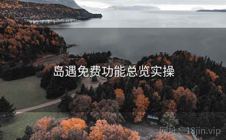 岛遇免费功能总览实操 岛遇免费功能总览实操