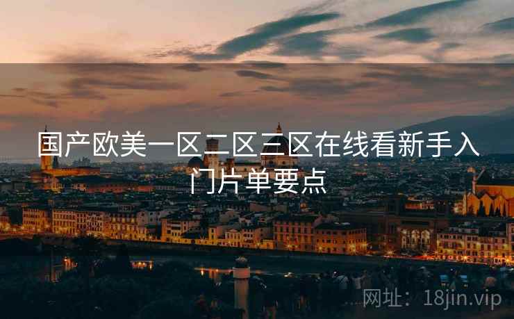 国产欧美一区二区三区在线看新手入门片单要点
