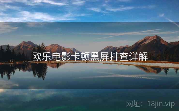 欧乐电影卡顿黑屏排查详解 欧乐电影卡顿黑屏排查详解